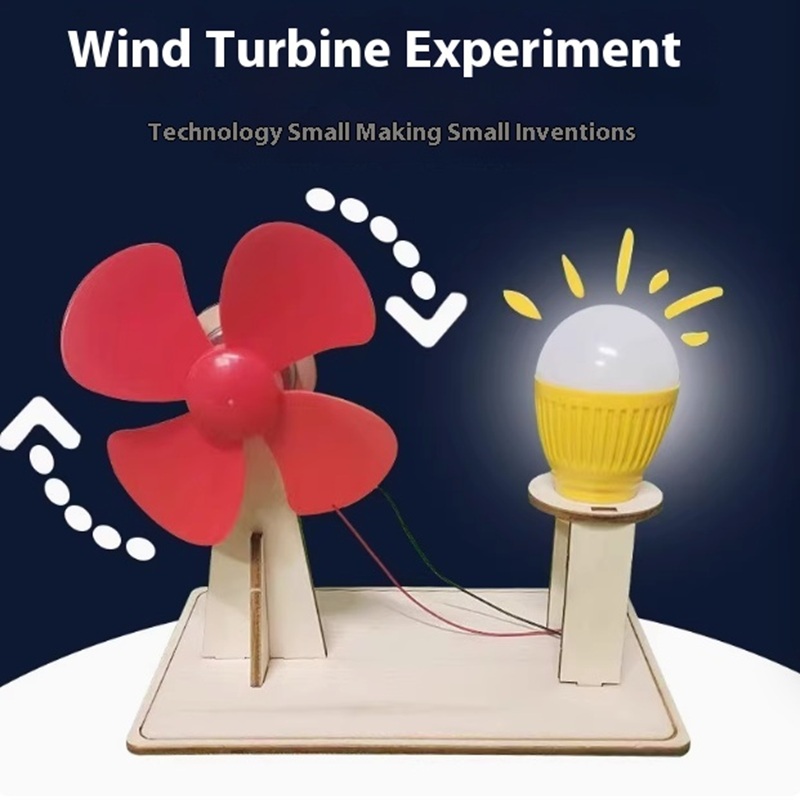 Model Kit Fantasy - DIY Holz Wind Turbine Modell Kinder