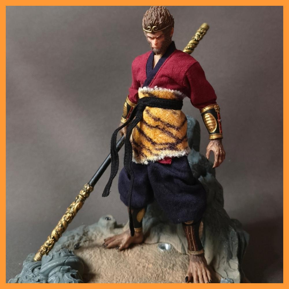 Model Kit Wukong - Maßstab 1:12 Chinesischer Comic Antiker Stil