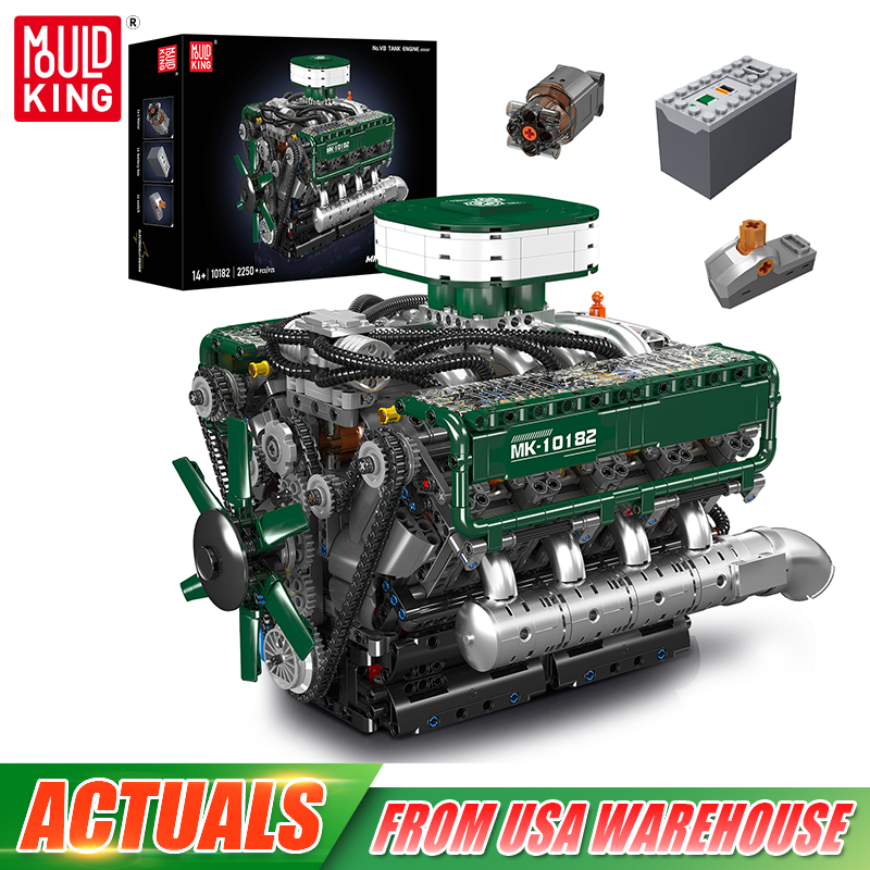 Model Kit Engine - Mould King 10182 Technisches Motorenspielzeug Der
