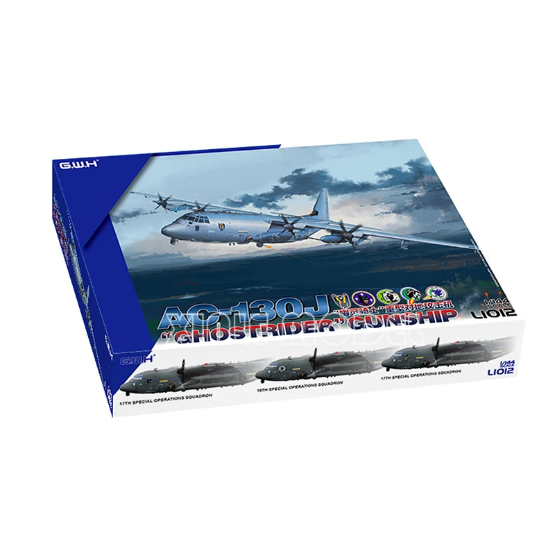 Paint Model Kit - Great Wall Hobby Plastikmodellbausatz L1012 AC-130J