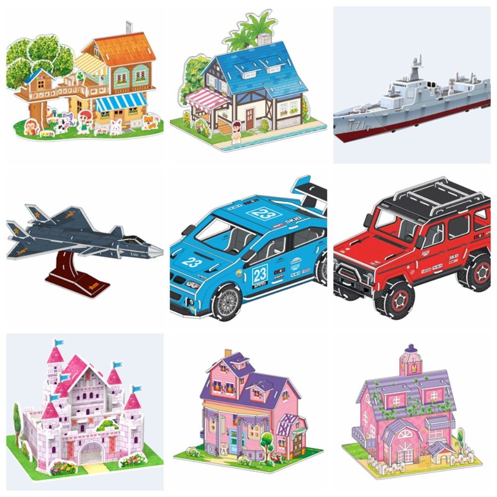Model Kit Eva - DIY zusammen gebaut Gebäude Modell Papier