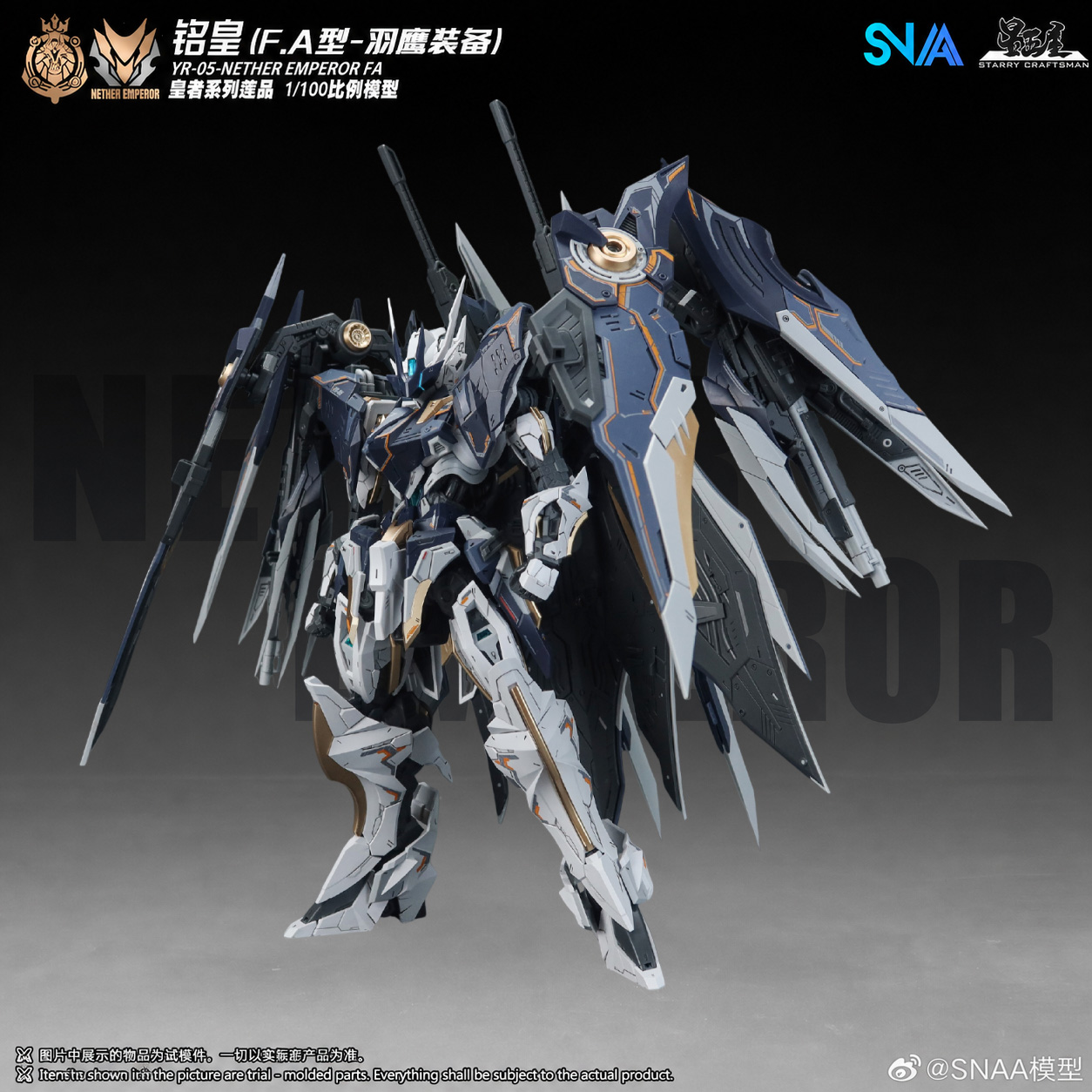 【Auf Lager】SNAA MG 1/100 YR-05 – Model Kit Lancelot Bewertung und Preis