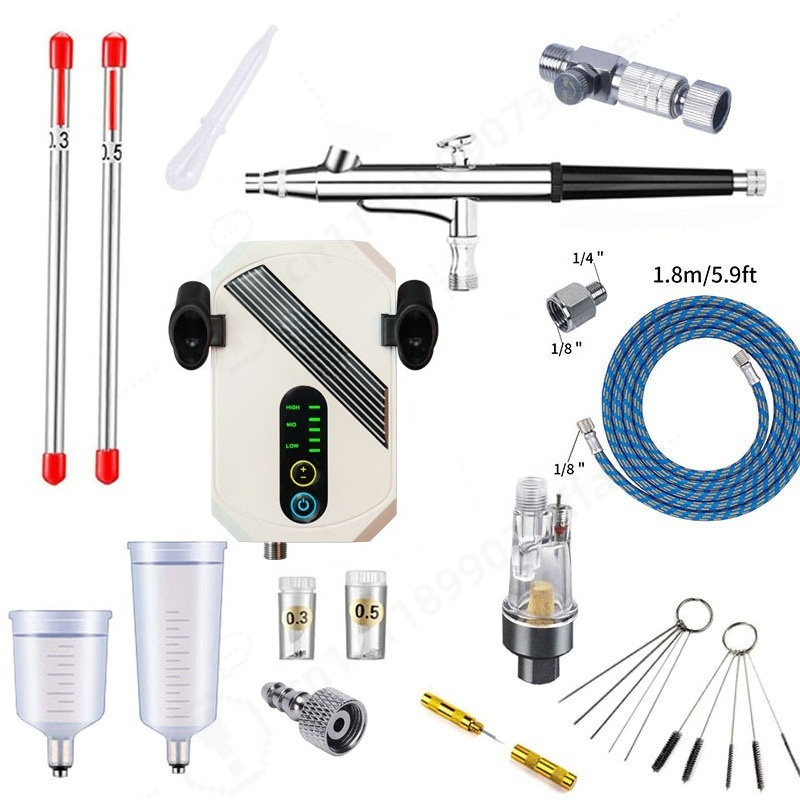 Mini-Airbrush-Kompressor-Set,  – Paint Model Kit Bewertung und Preis