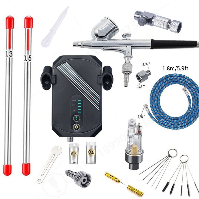 Mini-Airbrush-Kompressor-Set,  – Paint Model Kit Bewertung und Preis
