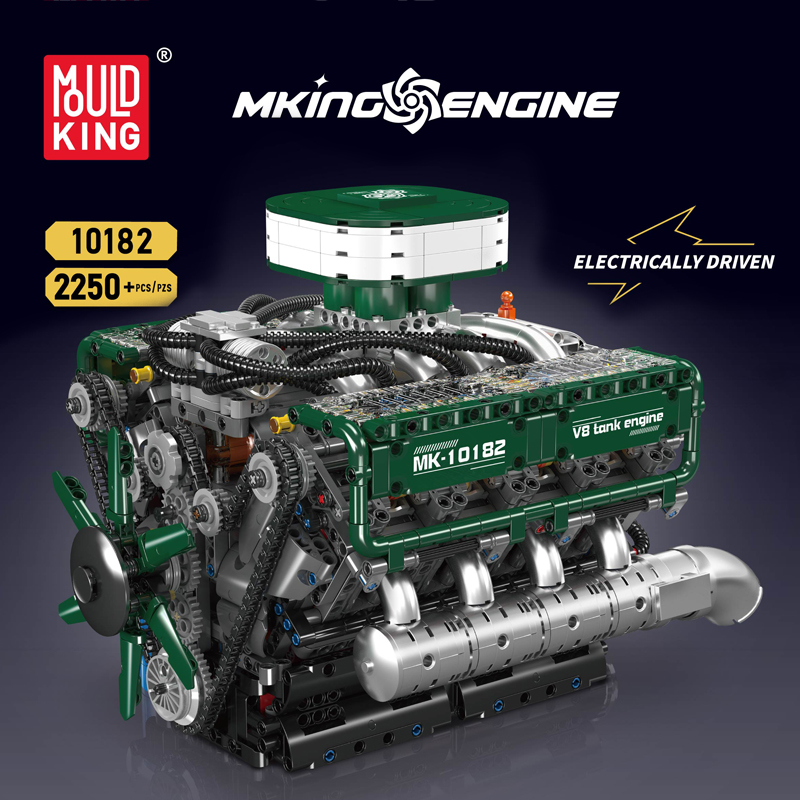 Mould King 10182 Technisches M – Model Kit Engine Bewertung und Preis